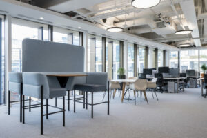 Modern office and workspace planned with purified air as an employee engagement solution 